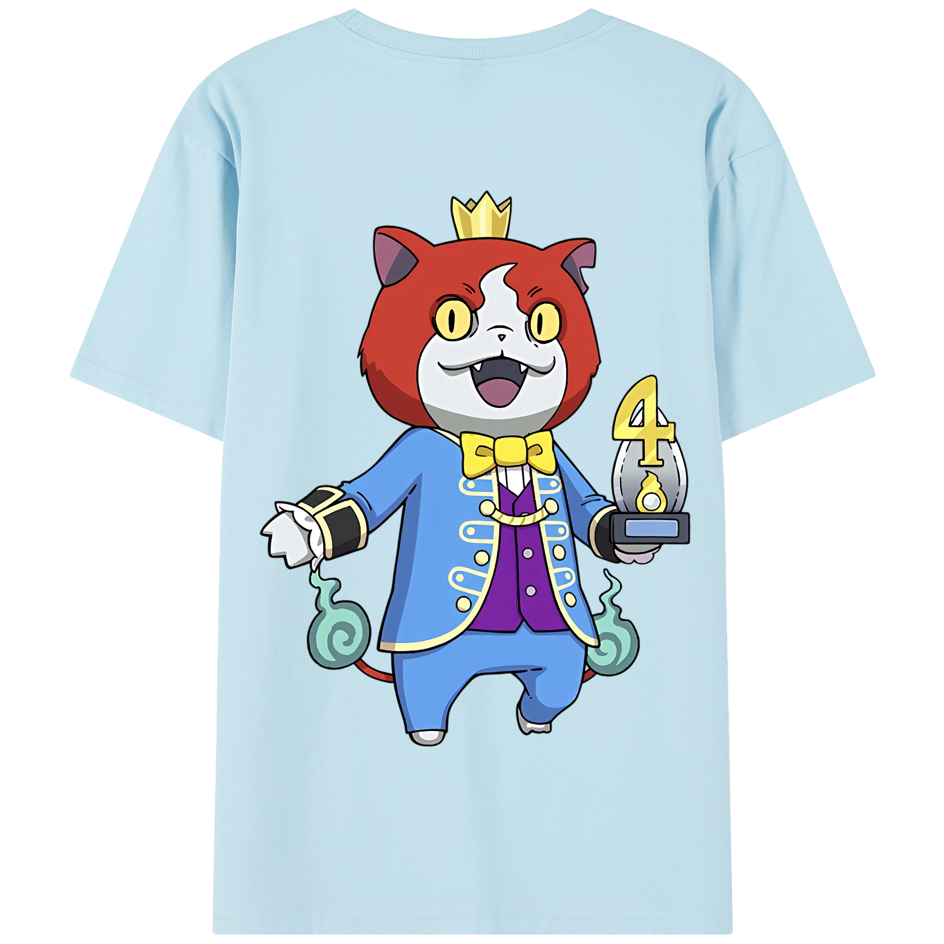 （画像用） 妖怪ウォッチ Yo-kai Watch 綿100％半袖Tシャツ（背面プリント）